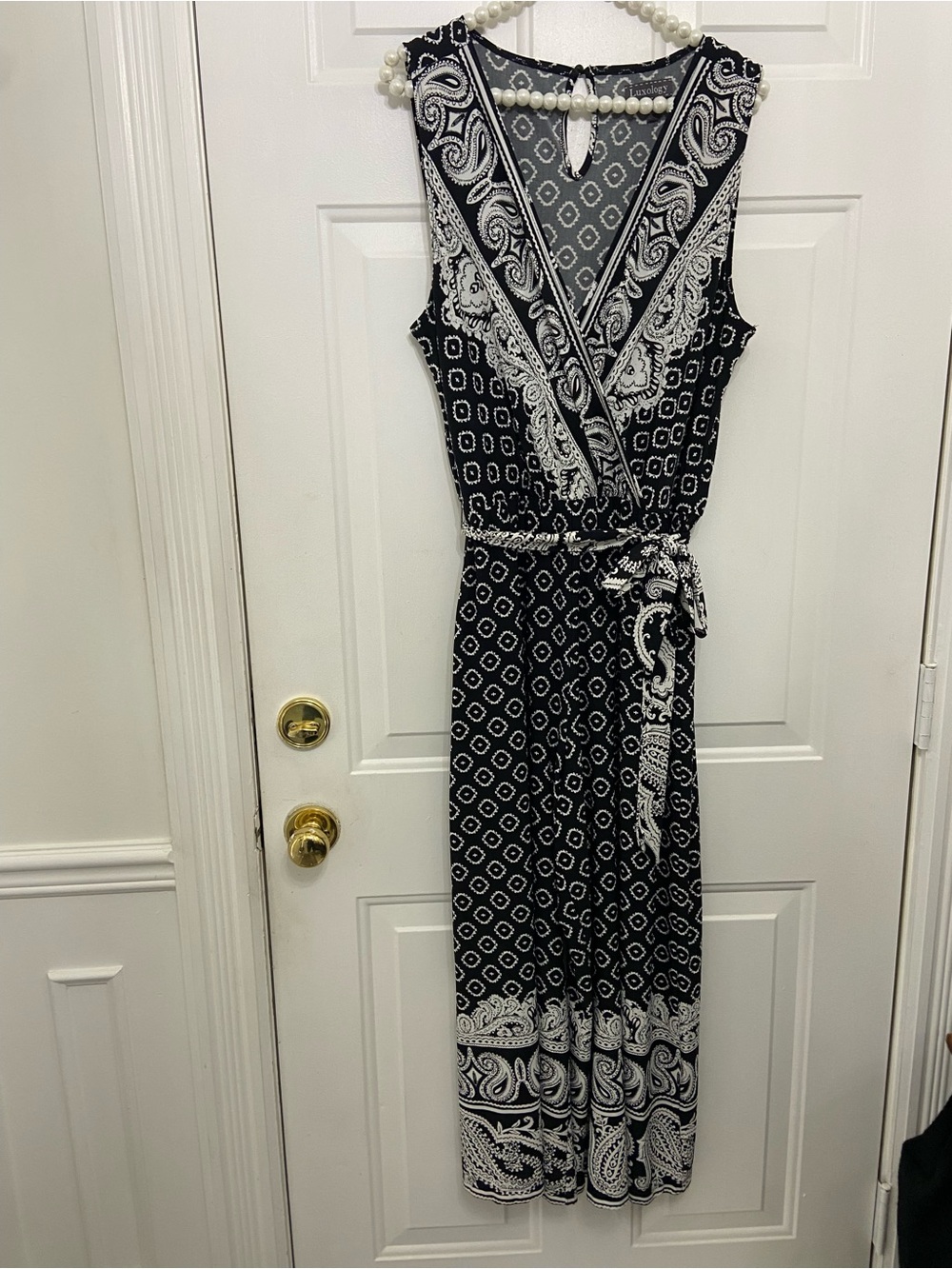 Luxology Black/White Jumpsuit